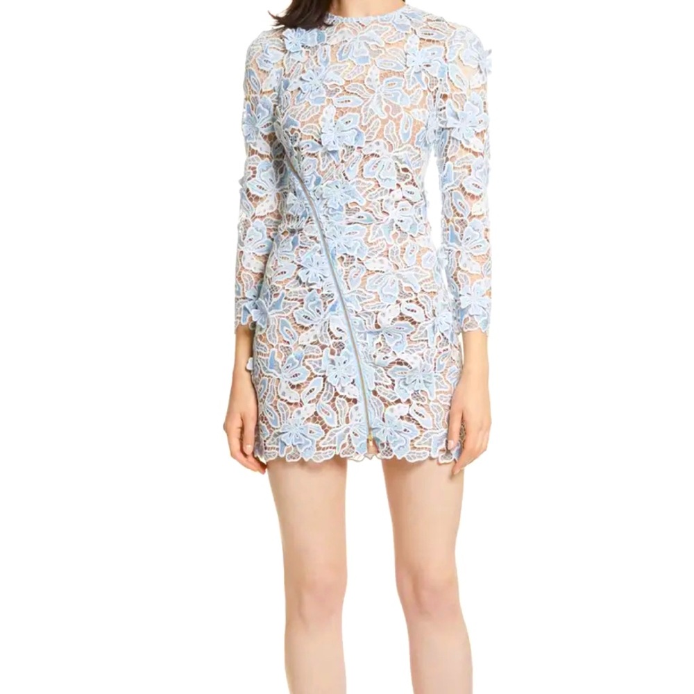 COPY - SELF-PORTRAIT 3D Lace Minidress